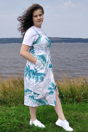Классное легкое летнее платье