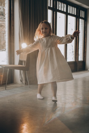 Получилось нежное платье