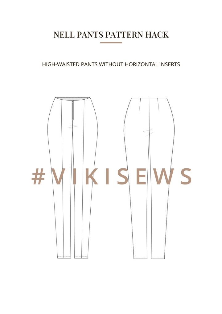 Nell pants pattern hacking guide