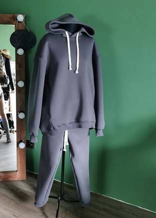 Худи из футера с начесом