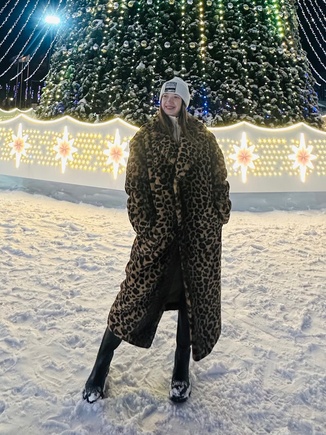 Эффектная шубка😊