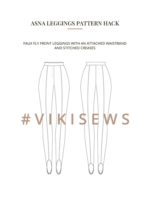 Asna leggings pattern hacking guide