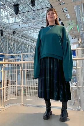 Отличная юбка, не самая простая в раскрое