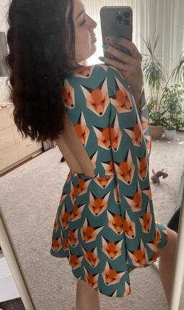 Любимое платье с лисичками