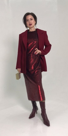 Этери из двуслойной шерсти с закрытыми швами без подклада