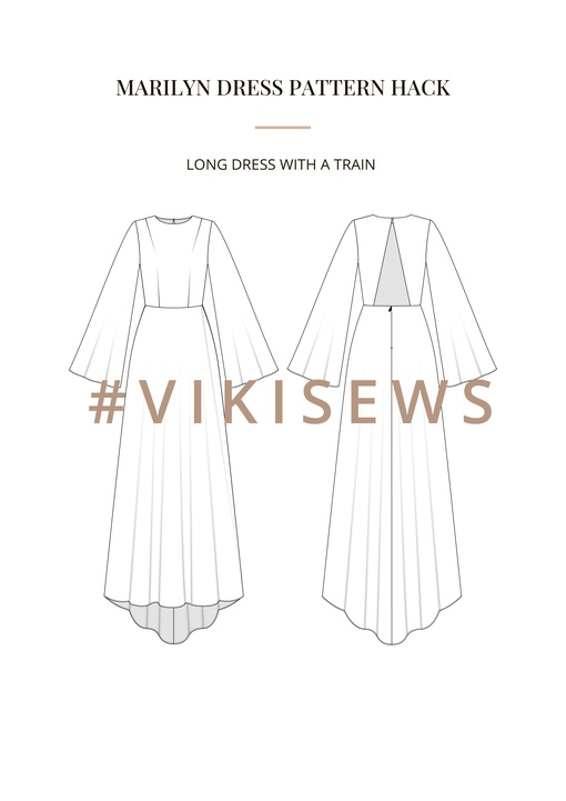 Marilyn dress pattern hacking guide