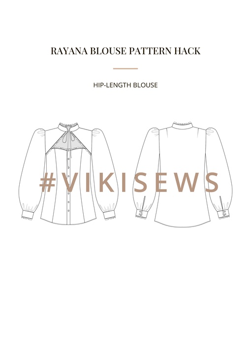 Rayana blouse pattern hacking guide