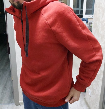 Стильный и теплый худи получился