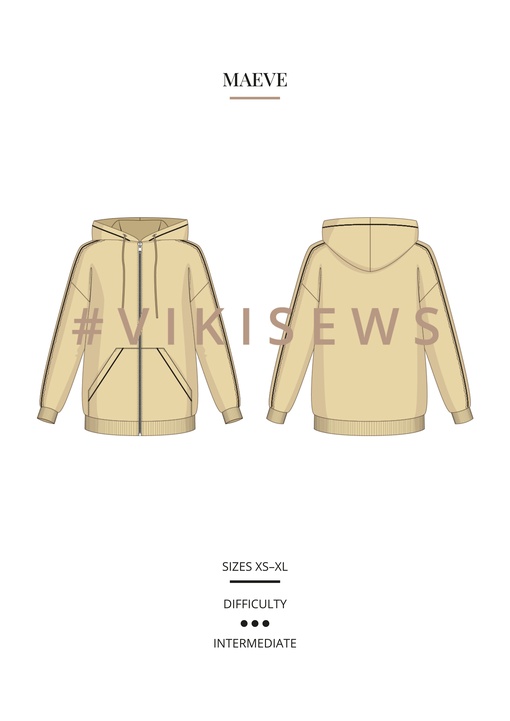 Maeve zip-up hoodie