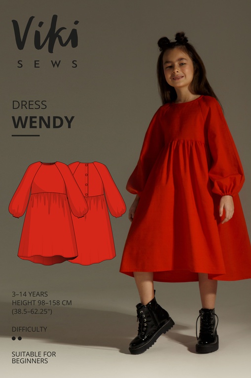 Wendy dress pattern - Vikisews