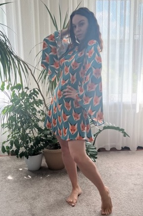 Любимое платье с лисичками