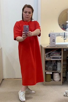 Платье на базе выкройки Ива