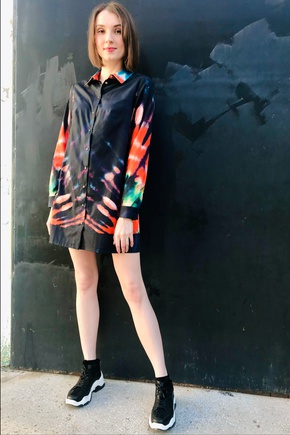 Отличная рубашка (или платье-рубашка))