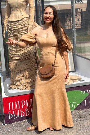 Платье Нинель из льна