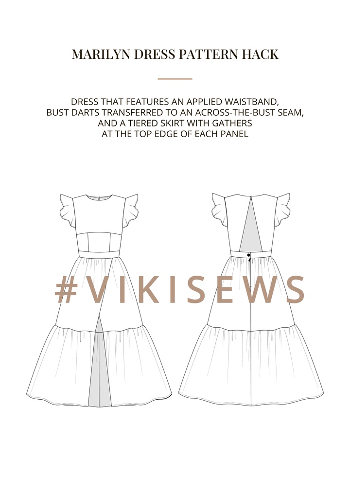 Marilyn dress pattern hacking guide
