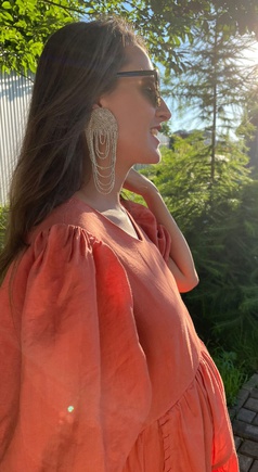 Летящее, очень комфортное для лета. Идеально для беременности)