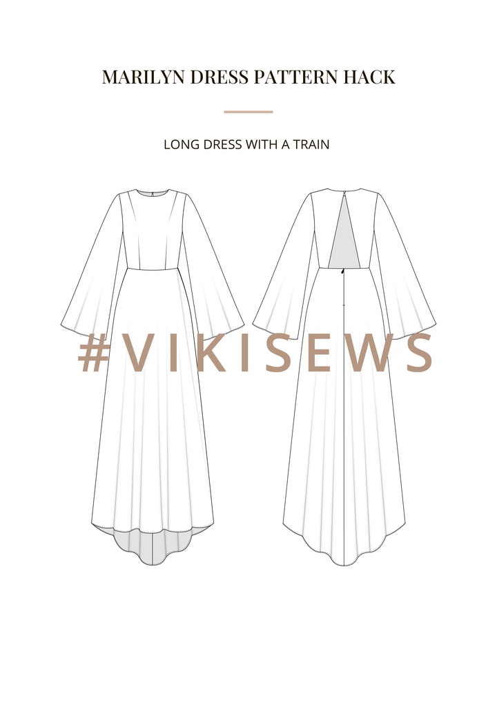 Marilyn dress pattern hacking guide