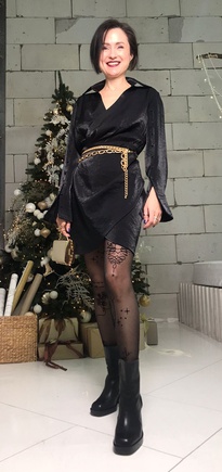 Можно носить Лен зимой? Можно, если он с шелком и метанитью👌