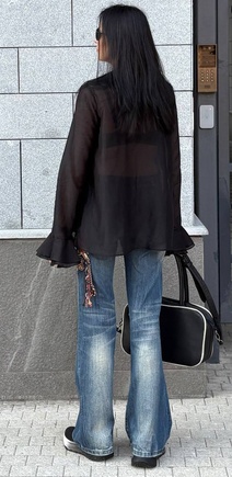 Черное бохо для жары в городе