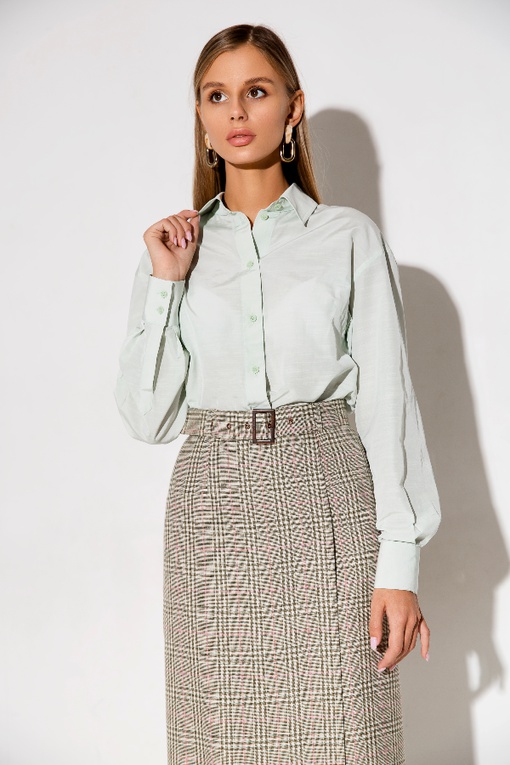 МК по пошиву прямой юбки с отлетной деталью Нина