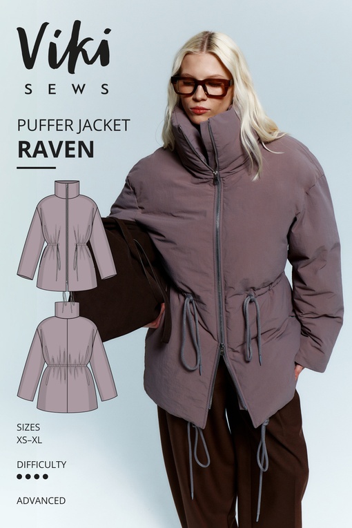 Raven puffer jacket
