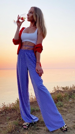 Летние простые  брюки