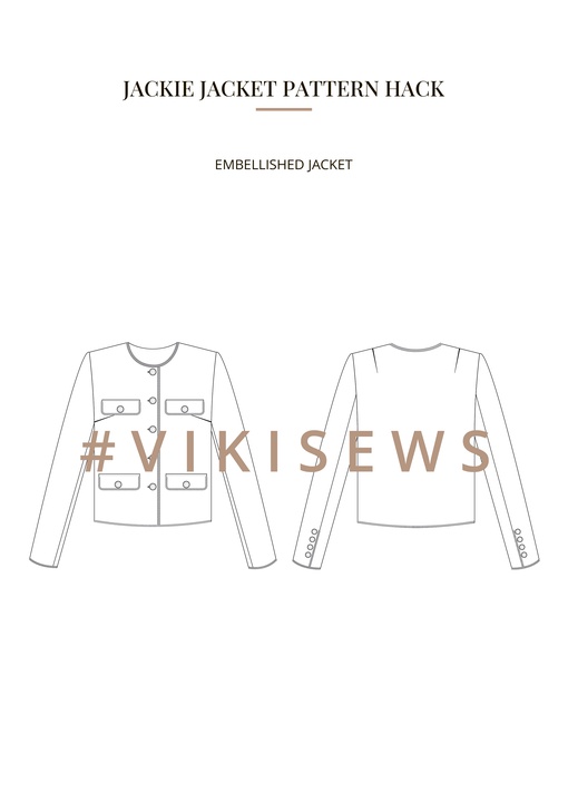 Jackie jacket pattern hacking guide