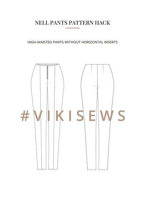 Nell pants pattern hacking guide