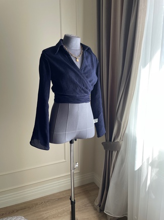 На базе выкройки платья получился отличный топ🌟