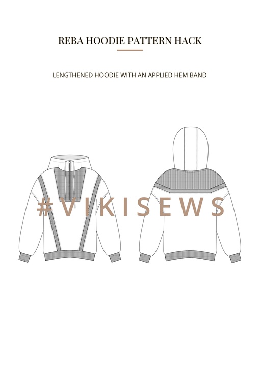 Reba hoodie pattern hacking guide