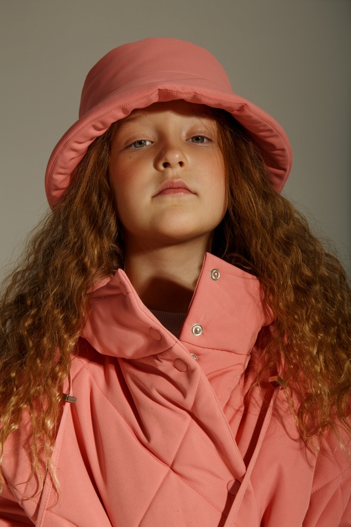 Лила панама на утеплителе