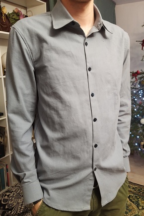 Рубашка из плотного хлопка