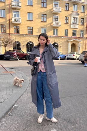 Очень красивый тренч