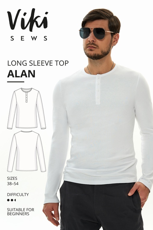 Alan long sleeve top