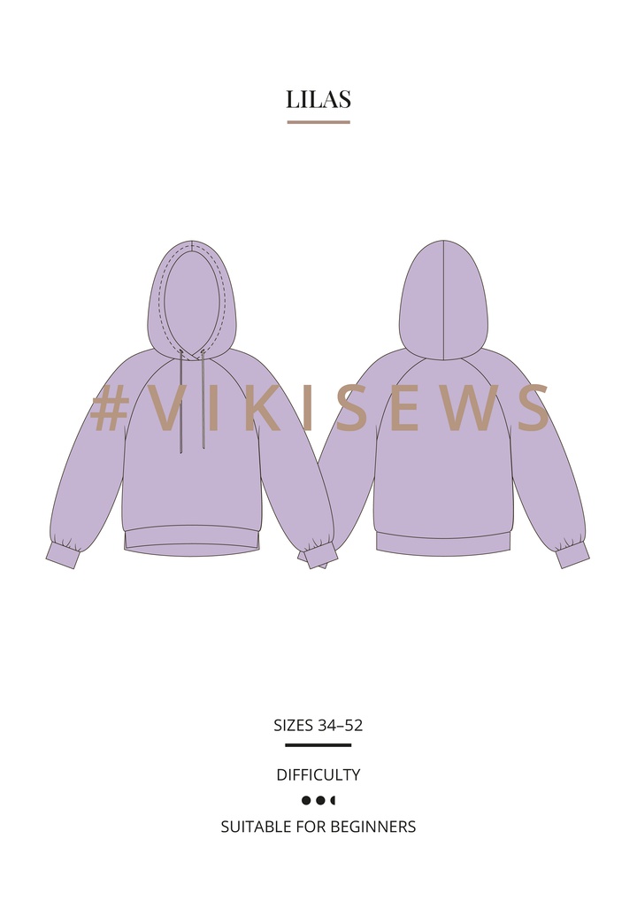 Lilas hoodie