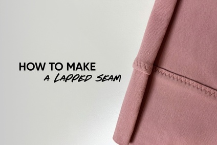 How to make a lapped seam