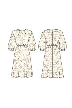 Платье с акцентом на талии Дарси