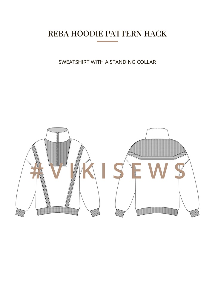 Reba hoodie pattern hacking guide
