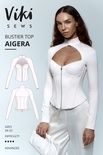 Aigera bustier top