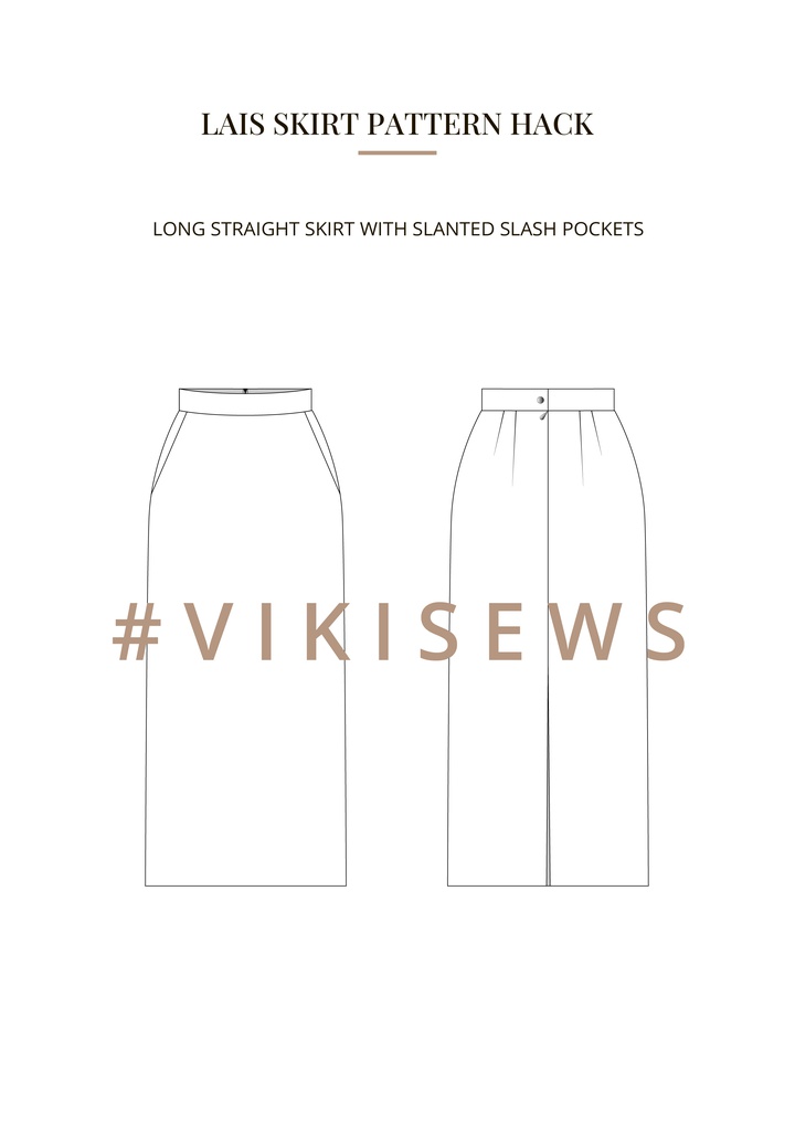 Lais skirt pattern hacking guide