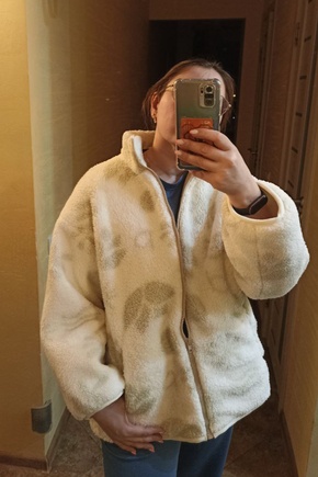 Куртка из шерпы для дочки