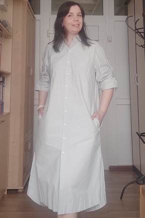 Неклассическое платье-рубашка