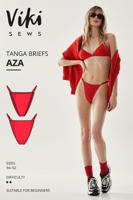 
                             
                                Aza tanga briefs
                             
                        