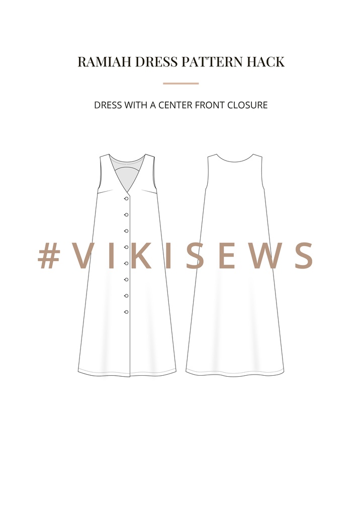 Ramiah dress pattern hacking guide