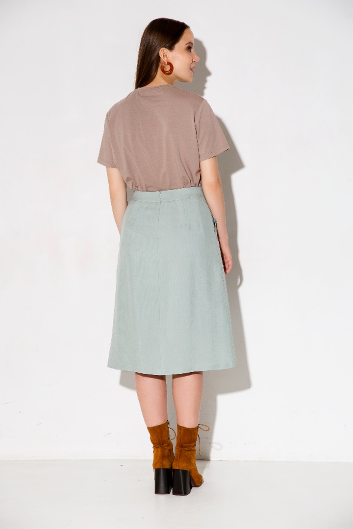 МК по пошиву юбки с встречной складкой Элания