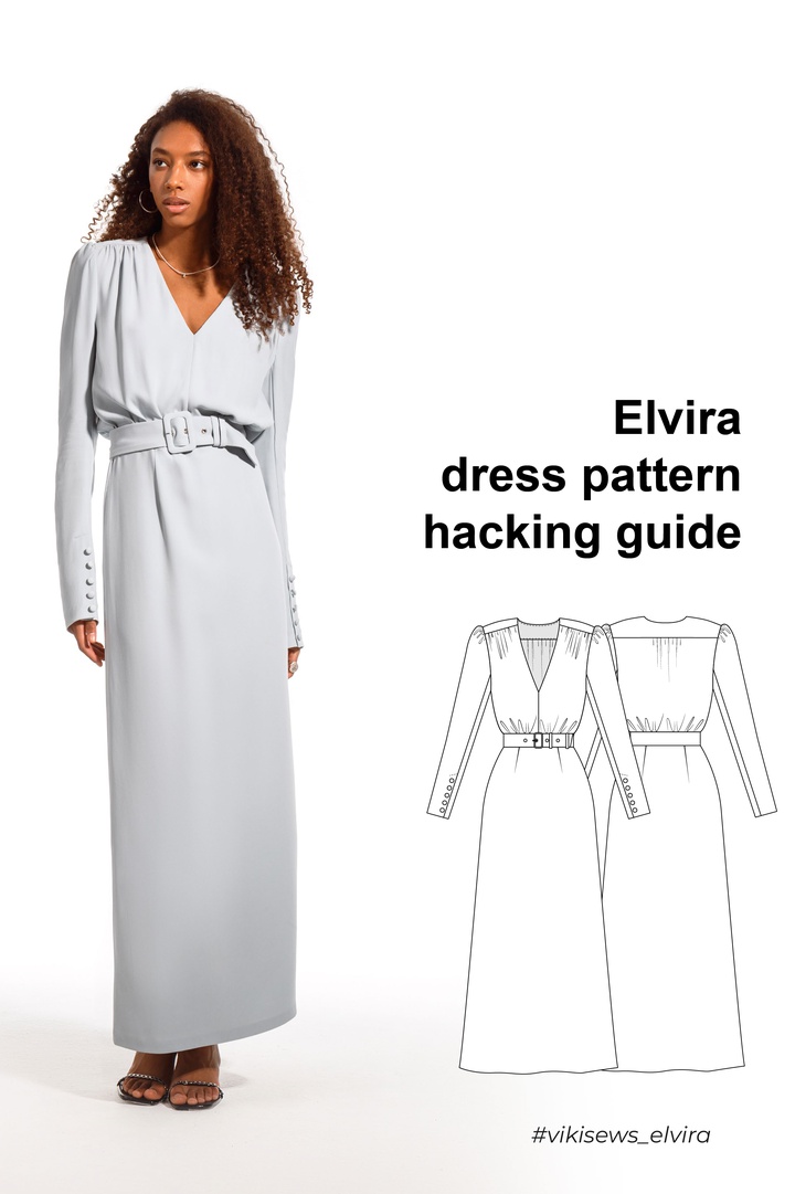 Elvira dress pattern hacking guide