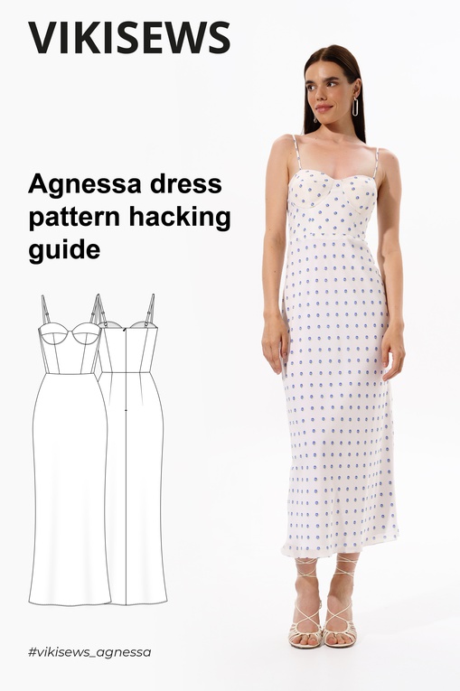 Agnessa dress pattern hacking guide
