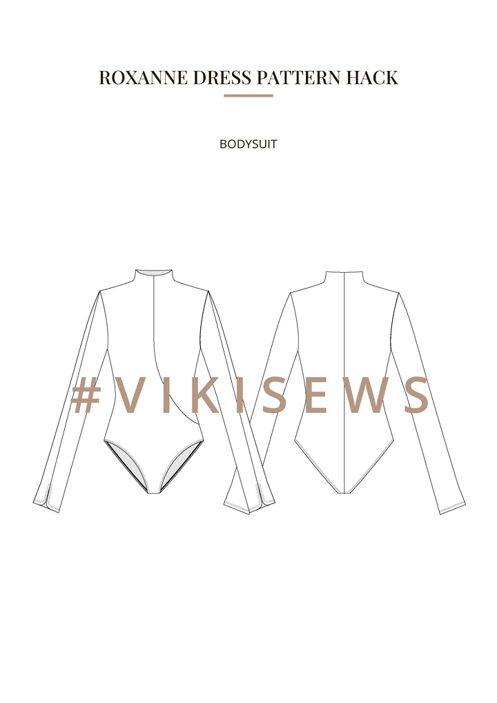 Roxanne dress pattern hacking guide