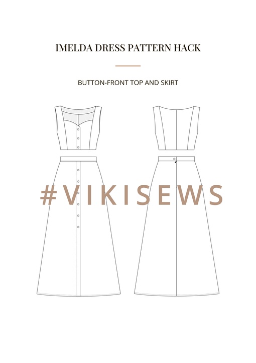 Imelda dress pattern hacking guide