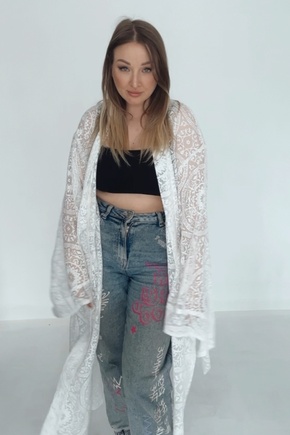 Сшила из занавески